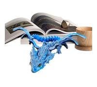 Kustimantu Figuras de dragón para niños, figura de dragón, figuras de dragón flexibles impresas en 3D | Artesanía creativa, articulación móvil -Executive Desk Zappet Toys for Home Office