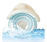 Kustimantu Flotador de piscina para bebés con toldo,Boya de seguridad principiante inflable - Flotador Chupete con protección solar para juegos al aire libre Playa Lago Piscina