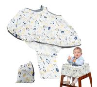 Kustimantu Funda Protectora Para Carrito De Compras De Bebé - Protector De Asiento Infantil Plegable | Capota Suave Para Cochecito y Protector Portátil Para Silla De Comer Infantil