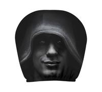 Kustimantu - Fundas para asiento de coche, estilo Halloween, accesorios interiores con figura misteriosa | Para SUV, sedán, salidas de Halloween, viajes, viajeros, viajeros y viajeros