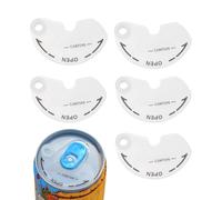 Kustimantu Fundas protectoras para latas, fundas para latas de soda - 5 tapas de sellado para latas de refresco portátiles | Tapa de lata de refresco reutilizable para fiestas,