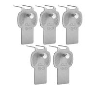 Kustimantu Ganchos de pared para cuadros | Lote de 5 ganchos de pared metálicos resistentes | Sistema de fijación Placo sin taladrar para pósteres Espejos Pinturas en apartamento y casa