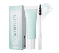 Kustimantu Gel de cejas - Pegamento ligero para pestañas, 12 ml, de larga duración, resistente al agua, de secado rápido natural, con aplicador, para viajes, mujeres, uso diario, celebraciones, bodas