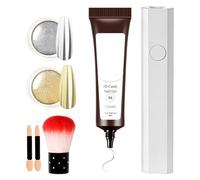 Kustimantu Gel de uñas 5D - Adhesivo para fijar uñas | Gel de modelado amigable para principiantes para salón en casa celebración boda fiesta mujeres niñas