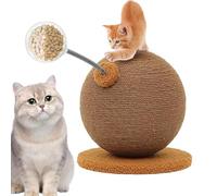 Kustimantu Griffoir para gatos - Juguete de despertar para gatos jóvenes - Bola de juego combinada con estructura de escalada para entretenimiento, exterior, viajes, aburrimiento, entrenamiento