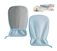 Kustimantu Guante Eliminador de Pelo para Mascotas | 2 Piezas Accesorio Para Desenredar Y Limpiar Enredos,Guantes Doble Cara Anti Estática Y Quita Pelo Para Mascotas De Largo Gatos Perros Para