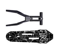 Kustimantu Guardabarros trasero para bicicleta, tabla amplificadora de bicicleta de montaña, aletas ajustables para bicicleta, liberación rápida, disco duro de de tiro, repuesto para bicicleta