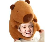 Kustimantu Headgear de peluche capybara de peluche, cadáver capybara de peluche | Creative Drag Party accesorios capybara de peluche - Linda manta de cabeza de Halloween Christmas