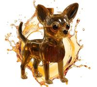 Kustimantu Jarra de cristal, botella de licores para perro, decantador de alcohol para whisky, regalo decorativo para hombres, cumpleaños, Navidad, bar, vino, vodka brandy