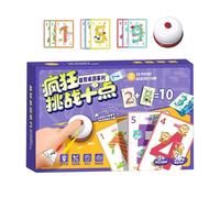 Kustimantu Juego de cartas familiares para niños, juegos de tarjetas de fiesta para adultos - Matemáticas Learning Flash Card Games,Actividades educativas, juguetes de estrategia, aulas, complemento