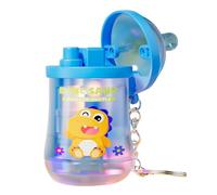 Kustimantu Juguetes de jeringa de agua para niños, salpicaduras de piscina en forma de botella con juguete de agua luz, diversión al aire libre para jardín parque cumpleaños infantil