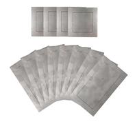 Kustimantu Kit de soldadura de metal, cupones de descuento para prácticas de soldadura,Arrancador de soldadura de 12x Cupones | Placas de soldador para conveniente Cupón para práctica profesional