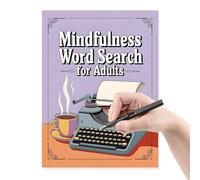 Kustimantu Libros de búsqueda de palabras para adultos, libros de rompecabezas de búsqueda de palabras para adultos,crea tranquilidad y positividad en tu vida - Multilevel -Word libro de búsqueda para