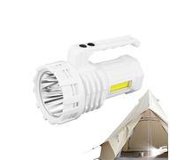 Kustimantu Linterna LED recargable - Proyector potente recargable de alto brillo | Lámpara potente portátil impermeable para acampar con iluminación