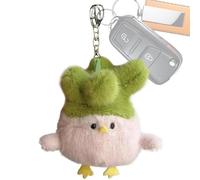 Kustimantu Llavero de peluche,Colgante de peluche de 15 cm / 5,91 pulgadas | Accesorios interiores del coche, caricaturas para animales de dibujos animados para niños niñas adultos, rosa, Se référer