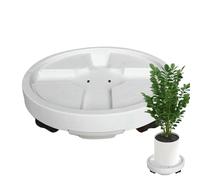 Kustimantu Los soportes de rodillos con ruedas, soporte con ruedas,ur Trolley Stands Charge Toining | Base de rueda en maceta redonda para higos, cactus, suculentas, flor