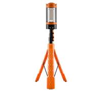 Kustimantu Luces de camping al aire libre - Luz LED Escamotable con soporte - Linterna recargable de 10000 mAh de intensidad ajustable, luminaria de extensión con trípode para trabajo al aire libre