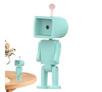 Kustimantu Luz del astronauta, Luz nocturna magnética | Articulaciones móviles Luz de mesa de astronautas - Ornamento del bloque de construcción de escritorio, lámpara robot divertida para bebés,