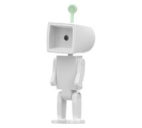 Kustimantu Luz para ellos, Luz astronauta | Titular de teléfono móvil lindo noche suave,Ornamento del bloque de construcción de escritorio, lámpara robot divertida para bebé, niña, niño, niño pequeño,