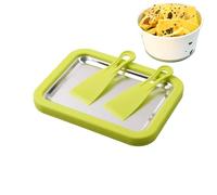 Kustimantu Máquina de rodillo - Inmediatamente portátil de acero inoxidable | Máquina casera para postres congelados - Para Fiestas Picnic Camping Sorbete Cocina Doméstica Familia y Niños