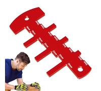 Kustimantu Medidor de altura para sierras en carpintería | Medidor de altura y profundidad de metal ligero, procesamiento suave, escala doméstica para proyectos de madera