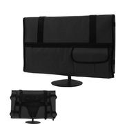 Kustimantu Monitor Bolsa,Bolsa De Transporte Ajustable Para Monitores De Escritorio - Funda Ajustable Con Forro De Franela Para Pantalla Y Accesorios, Negro , ver descripción, Ver descripción