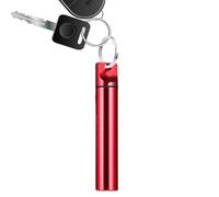 Kustimantu Palillo de dientes para monedero, palillo de bolsillo - Caja de contenedores de aleación de aluminio | Estuche higiénico para casas, restaurantes, oficinas, rojo, ver descripción, Ver