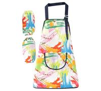 Kustimantu para la cocina, blusa de arte ajustable con mangas | delantal de arte para, para edades 2-12 Artesanía Cocinar Pintura Aula Escuela de Kindergarten Cocina Jardín, 16 metros (2-5 años