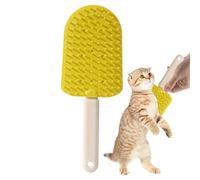 Kustimantu Peine Para Gatos - Peine Para s de Mascotas,Herramienta Ergónomica Antideslizante Para Eliminar Suave Forma de Helado Para Hogares Clínicas Viajes y Cachorros
