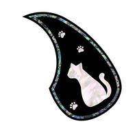 Kustimantu Pickguard para guitarra, Pickguard acústico - Pegatina de rascar para instrumento de cuerda | Pickguard de protección resistente a la lágrima vintage para la interpretación del escenario de