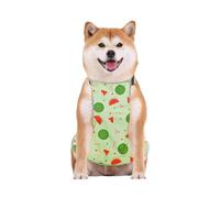Kustimantu Prendas para perros pequeños - Traje impermeable para el vientre de las mascotas | Chaleco de cachorro patrón de dibujos animados, para actividades al aire libre como paseos, senderismo
