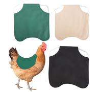 Kustimantu Protector Trasero para Gallinas | 3X Chaleco Protector para Aves De Corral Al Aire Libre | Chaleco Elástico para Aves De Corral Razas Grandes Medianas Y Pequeñas