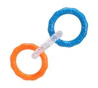 Kustimantu Remolcador de perros, 3 anillos de juguete para perros, 3 anillos, remolcador de perros del juguete de guerra, juego interactivo, suministros para mascotas, promueve el cuidado de los