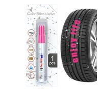 Kustimantu Rotulador de pintura para automóvil, rotulador de pintura de neumáticos, juego de lápices de pintura portátil para coche, imprimación automotriz de secado rápido, herramienta de reparación