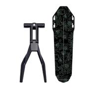 Kustimantu Rycling Mud Guard Guardabarros para bicicleta | Aletas ajustables para bicicleta | Liberación rápida Faty Tire Cycle Disco Duro Disco Duro - Repuesto de bicicleta para carreteras de