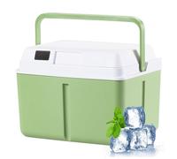 Kustimantu s de Camping | 5L Pantalla Temperatura Antiderrames Asa Portátil - Pequeña Carcasa Dura,para Exteriores Picnic Pesca Senderismo Barbacoa Playa Viajes Rutas Bebidas Comida