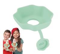 Kustimantu Soporte de palomita, titulares de palomitas para - Silicona reutilizable sin soporte de gota de goteo | Atrapa gotas de caída, montaje de de hielo para ellos, niño,