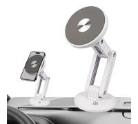 Kustimantu Soporte Magnético para Teléfono para Coche | Base Magnética para Móvil con Rotación 360 Grados | Base Antideslizante para Navegación | para Camión SUV Autocaravana Viaje Diario Traslados