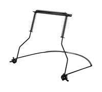 Kustimantu - Soporte para armónica, soporte para armónica, soporte de metal ajustable, soporte para cuello de 10 agujeros, soporte antiarañazos, accesorio de soporte profesional para órganos orales