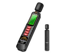Kustimantu Sound Meter, lector de decibelios para la clase - Pantalla LCD retrocarter de ruido - Detector digital ponderado en A 30-130 dB Data Tester for Home Factory