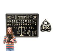 Kustimantu Spirit Juego de mesa, tabla de corte de espíritu - Talking - Comité de adivinación | Herramientas de probabilidad metafísica para decoración del hogar con planchette para cumpleaños y