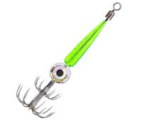 Kustimantu Squid Jigs Saltwater Glow,Ganchos luminosos para calamar | Gancho de calamar ligero para señuelo de pesca impermeable LED - Kit de gancho de plantilla de calamar, Kit de gancho de luz