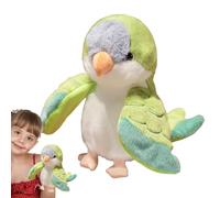 Kustimantu Títere de Mano de pájaro, títere de Mano de Loro Realista | Animal Relleno de Loros realistas,Títeres de Mano de pájaro, de rol de Escenario y Clase para niños y niños