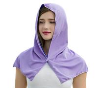 Kustimantu Toalla Refrescante con Capucha - Sobres Sudadera Toalla para Tiempo Cálido, Protección Solar para la Cabeza con Tejido Suave para la Piel para Deportes y