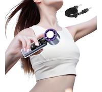 Kustimantu Ventilador De Bolsillo Recargable | Ventilador Personal Con Luz Nocturna | Compresa Frío Ventilación Larga Duración Picnic Deporte Al Aire Libre