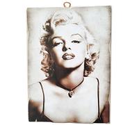 KUSTOM ART Cuadro de estilo vintage Marilyn Monroe de colección, impresión sobre madera