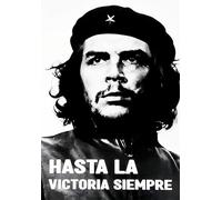 KUSTOM ART Cuadro de pared Serie Grandes Personajes de la historia Che Guevara Hasta la Victoria Siempre impresión sobre madera 30 x 21 cm