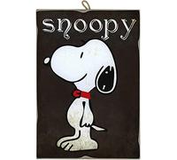 KUSTOM ART Cuadro estilo vintage serie cómics Snoopy impresión sobre madera, 10 x 15 cm