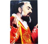 KUSTOM ART Imán (imán) Serie Padre Pio estilo vintage de colección, impresión en madera, 10 x 6 cm