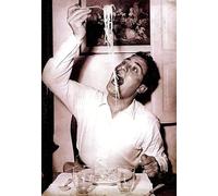 KUSTOM ART Póster de pared de la serie de actores famosos italianos Alberto Sordi. Impresión artística sobre papel de pátina de 40 x 30 cm sin marco.